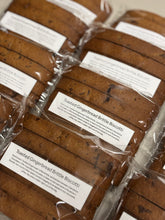Load image into Gallery viewer, 6pc Toasted Gingerbread Biscotti