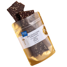 Load image into Gallery viewer, 3oz Black Sesame Seed Toffee Brittle with Dandelion Chocolate