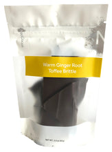 Load image into Gallery viewer, 3oz Warm Ginger Root Toffee Brittle